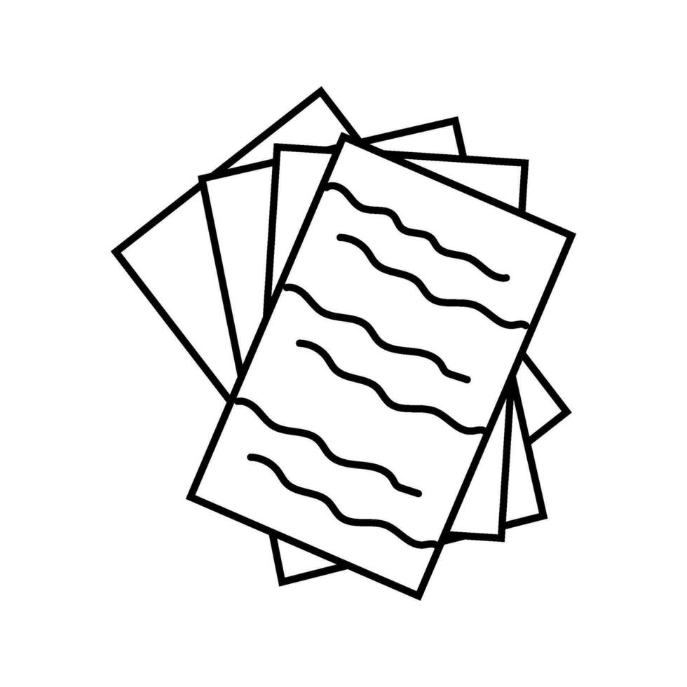 tessuto campioni interno progettista linea icona vettore illustrazione