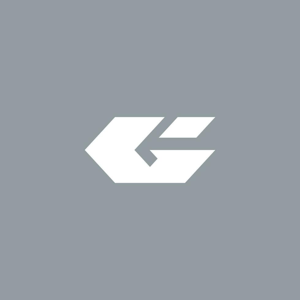 astratto lettera g iniziale logo concetto cartello modello vettore