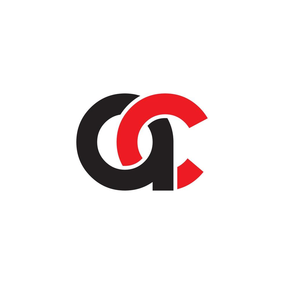 immagine vettoriale di design lettera logo ac