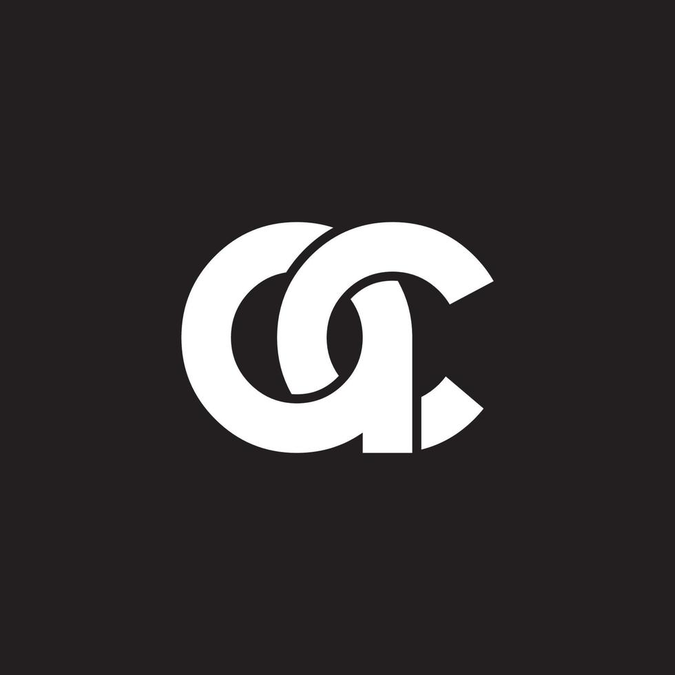 immagine vettoriale di design lettera logo ac