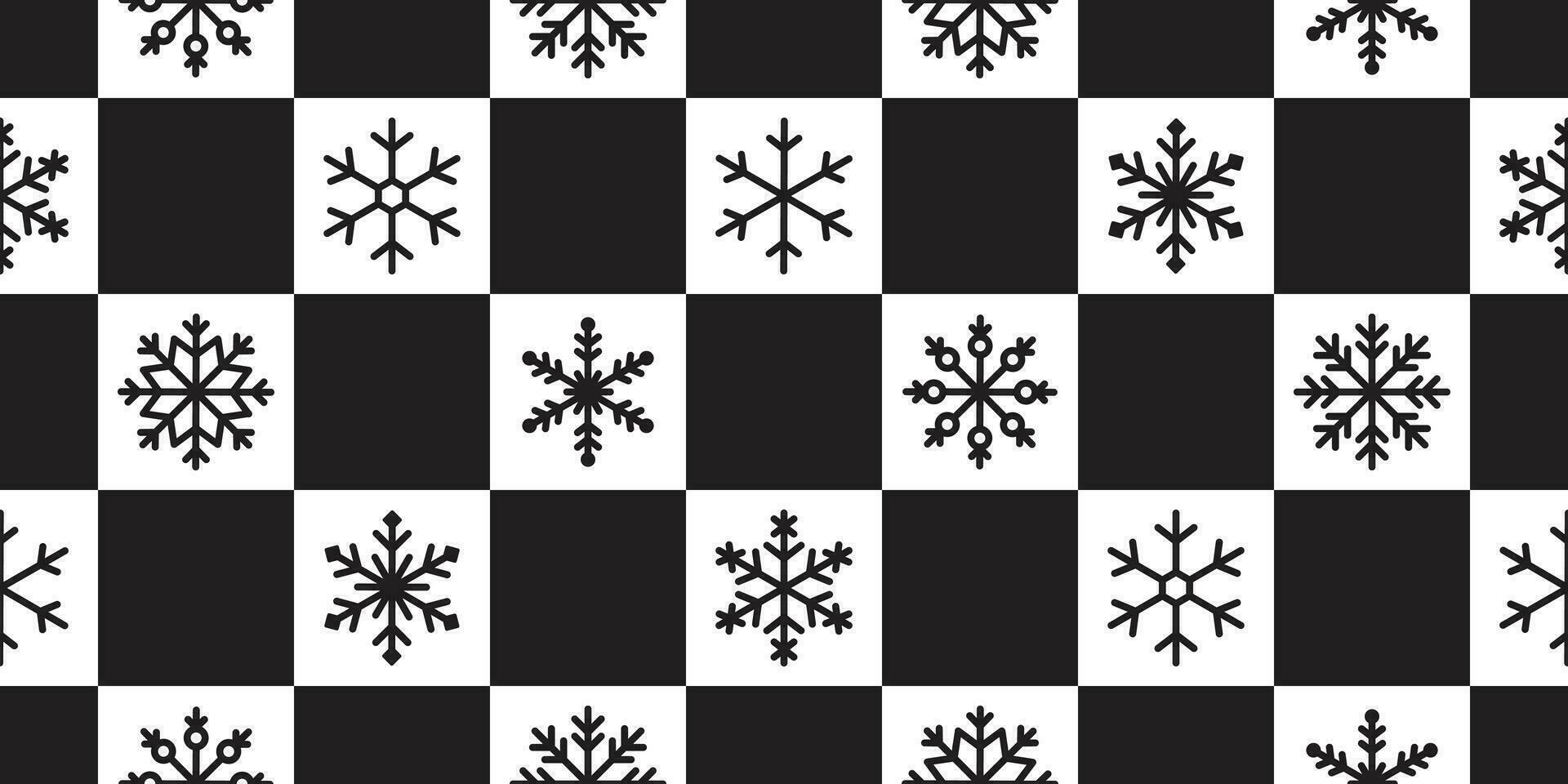 fiocco di neve senza soluzione di continuità modello vettore Natale neve natale Santa Claus verificato sciarpa isolato sfondo piastrella sfondo illustrazione regalo involucro carta design