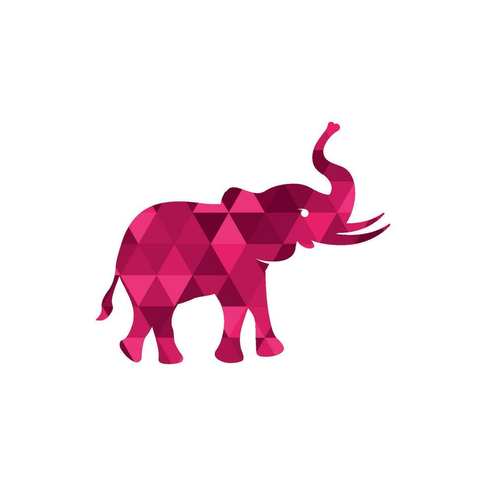 elefante logo modello icona vettore