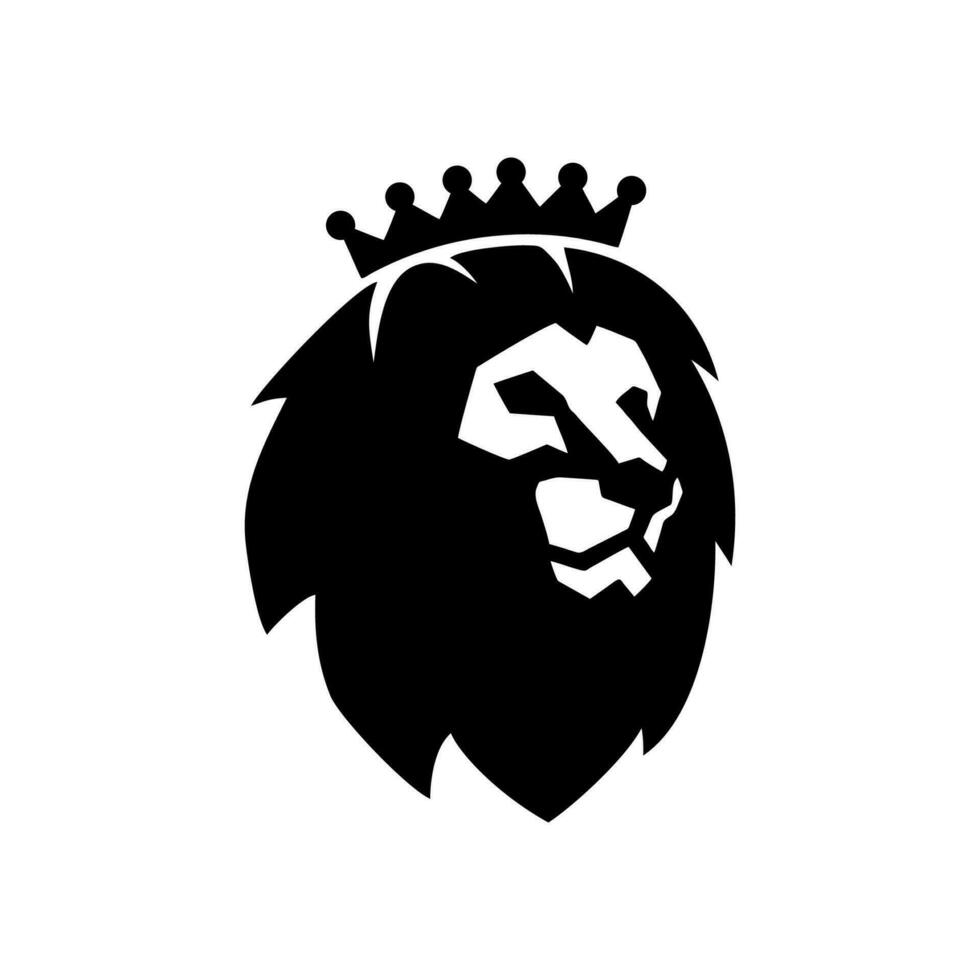 reale re Leone corona simboli. elegante oro Leo animale logo. premio lusso marca identità icona. vettore illustrazione.