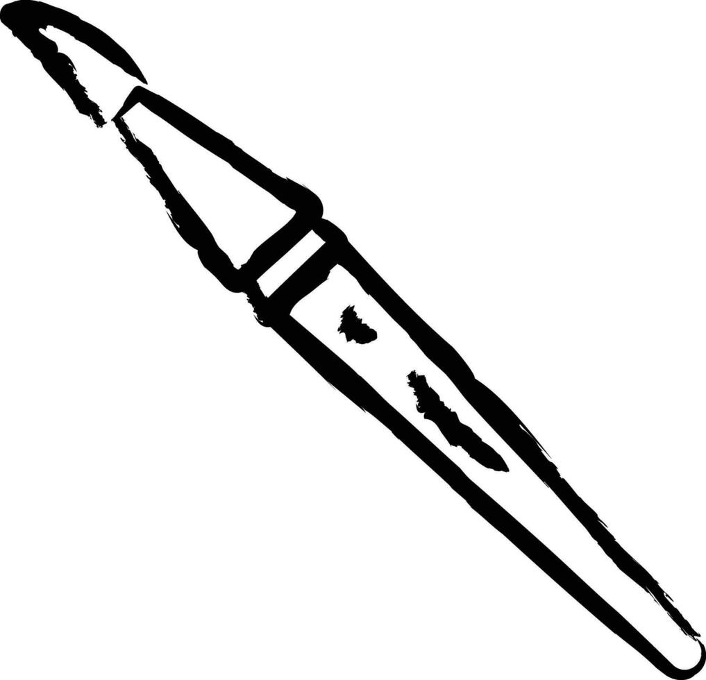 spazzole mano disegnato vettore illustrazione
