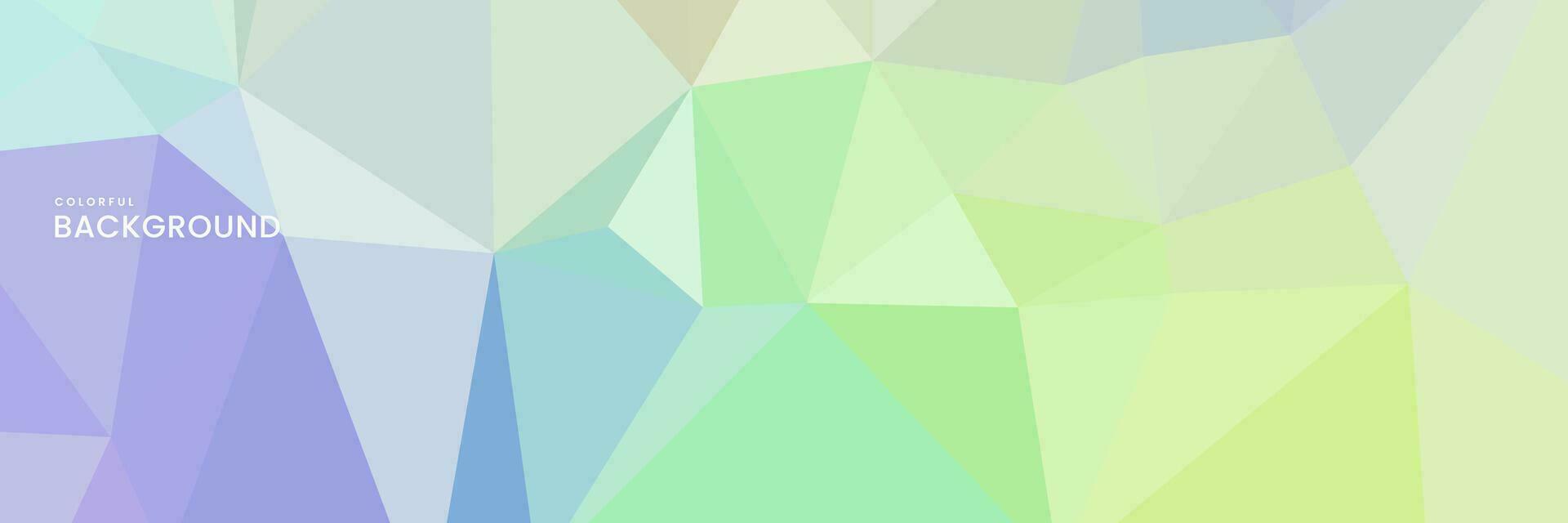astratto creativo geometrico arte colorato sfondo con triangoli vettore