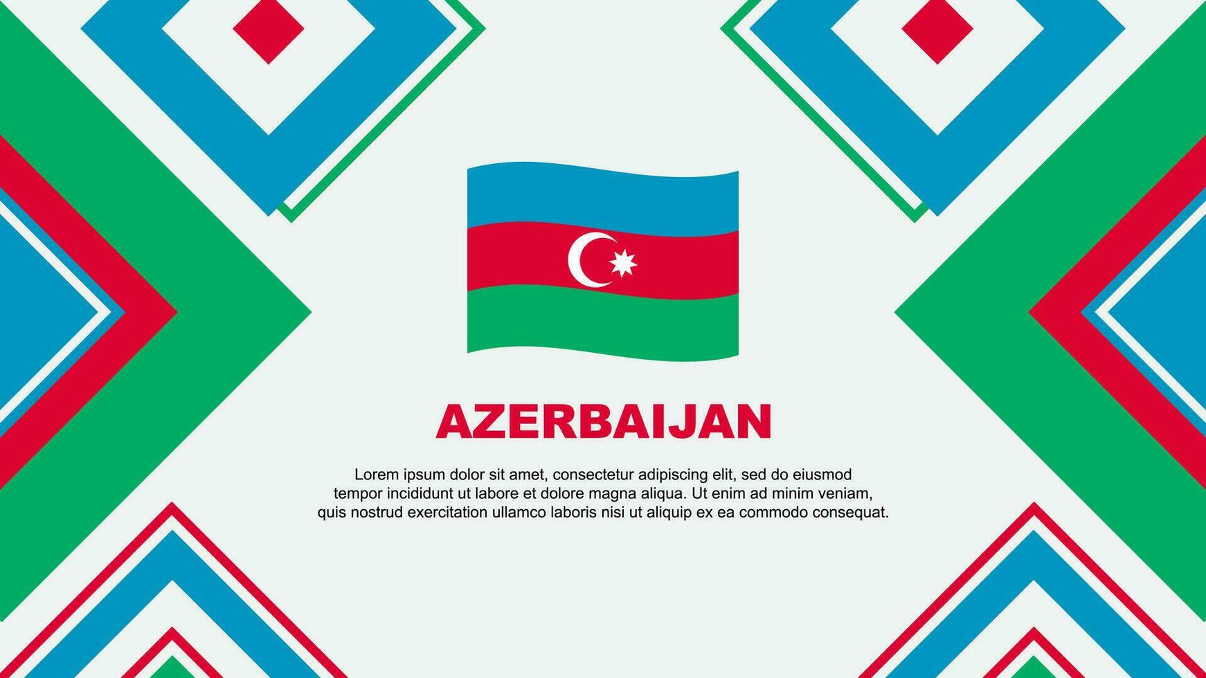 azerbaijan bandiera astratto sfondo design modello. azerbaijan indipendenza giorno bandiera sfondo vettore illustrazione. azerbaijan indipendenza giorno