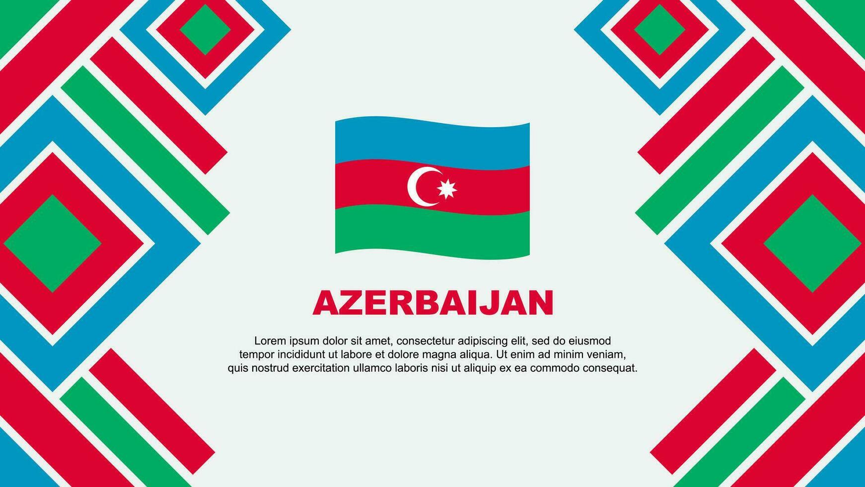 azerbaijan bandiera astratto sfondo design modello. azerbaijan indipendenza giorno bandiera sfondo vettore illustrazione. azerbaijan