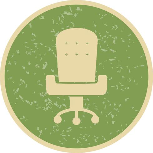 Icona di vettore di sedia da ufficio