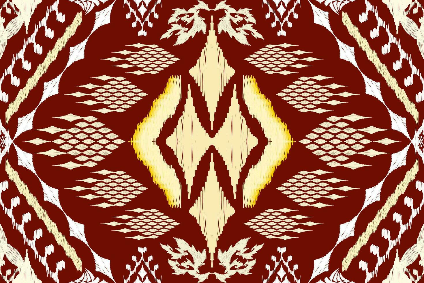 geometrico etnico azteco ricamo stile.figura ikat orientale tradizionale arte modello.disegno per etnico sfondo,carta da parati,moda,abbigliamento,avvolgimento,tessuto,elemento,pareo,grafica,vettore illustrazione. vettore