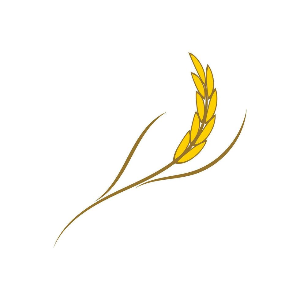agricoltura Grano logo vettore modello simbolo design