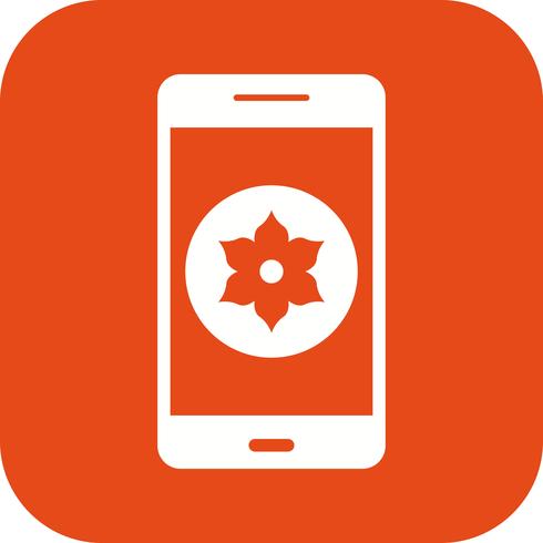 Icona di vettore di applicazione mobile Galleria