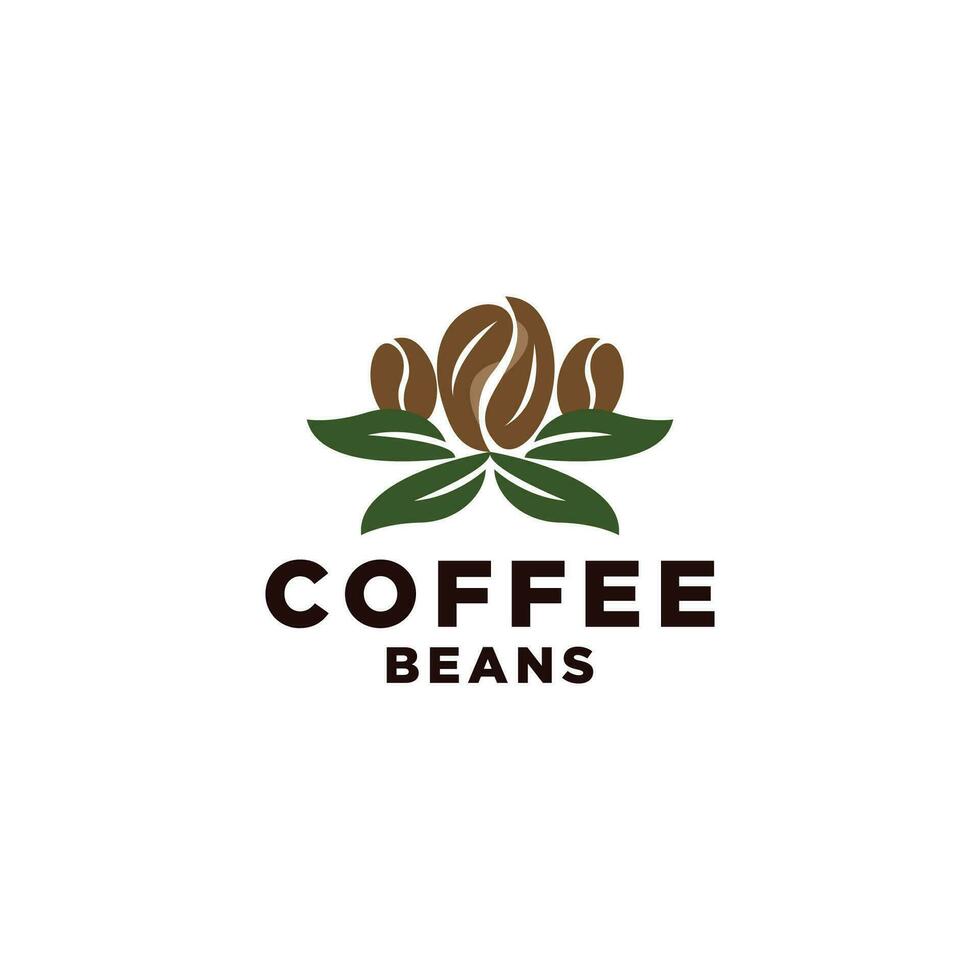 selezionato premio arabica caffè fagioli, logo illustrazione design modello vettore