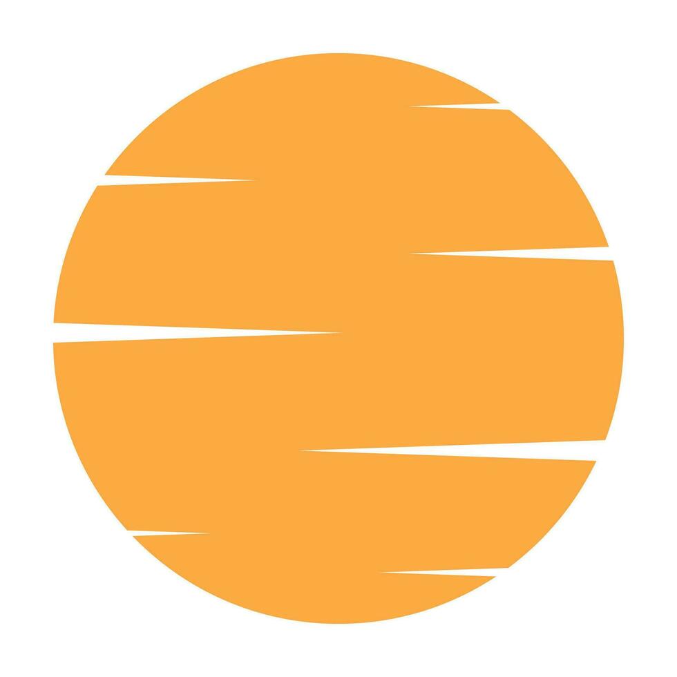 arancia sole cartone animato retrò anni 80 stile, sole calore cartello icona vettore