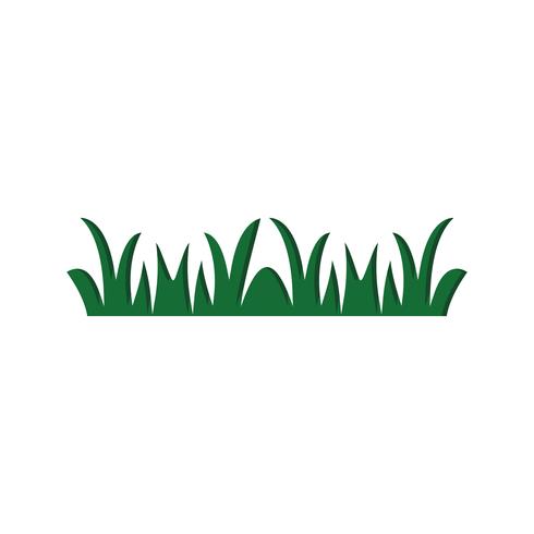 Icona di vettore di erba
