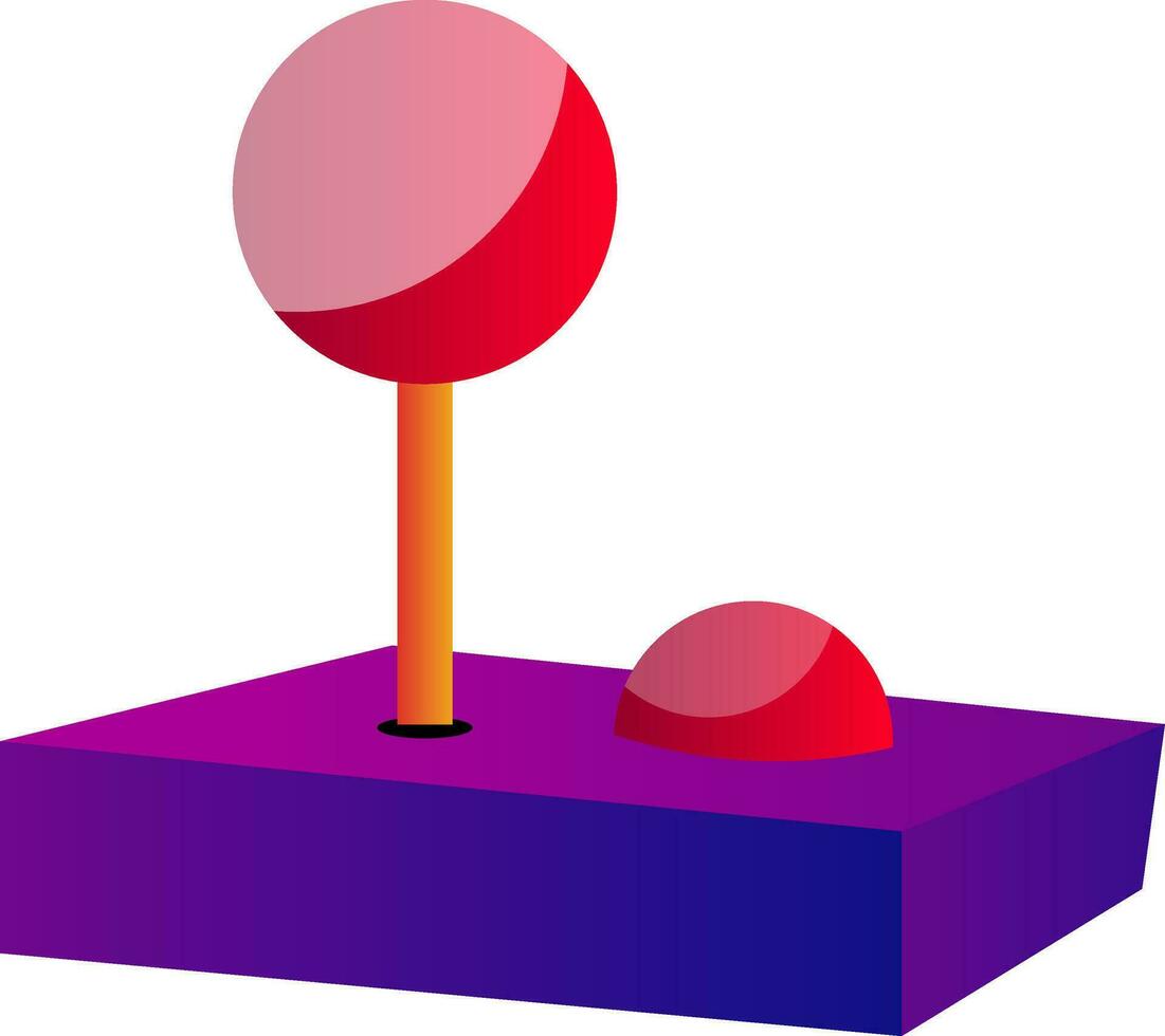 multicolore telecomando da gioco semplice vettore illustrazione su un' bianca sfondo