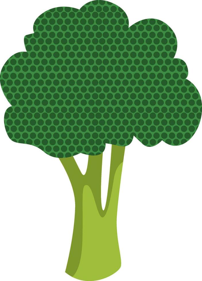 broccoli struttura, illustrazione, vettore su bianca sfondo