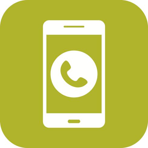 Chiama l&#39;icona di vettore dell&#39;applicazione mobile