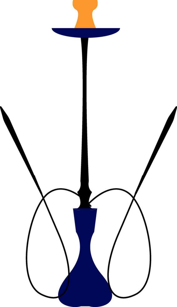 blu acqua tubo vettore illustrazione su bianca sfondo