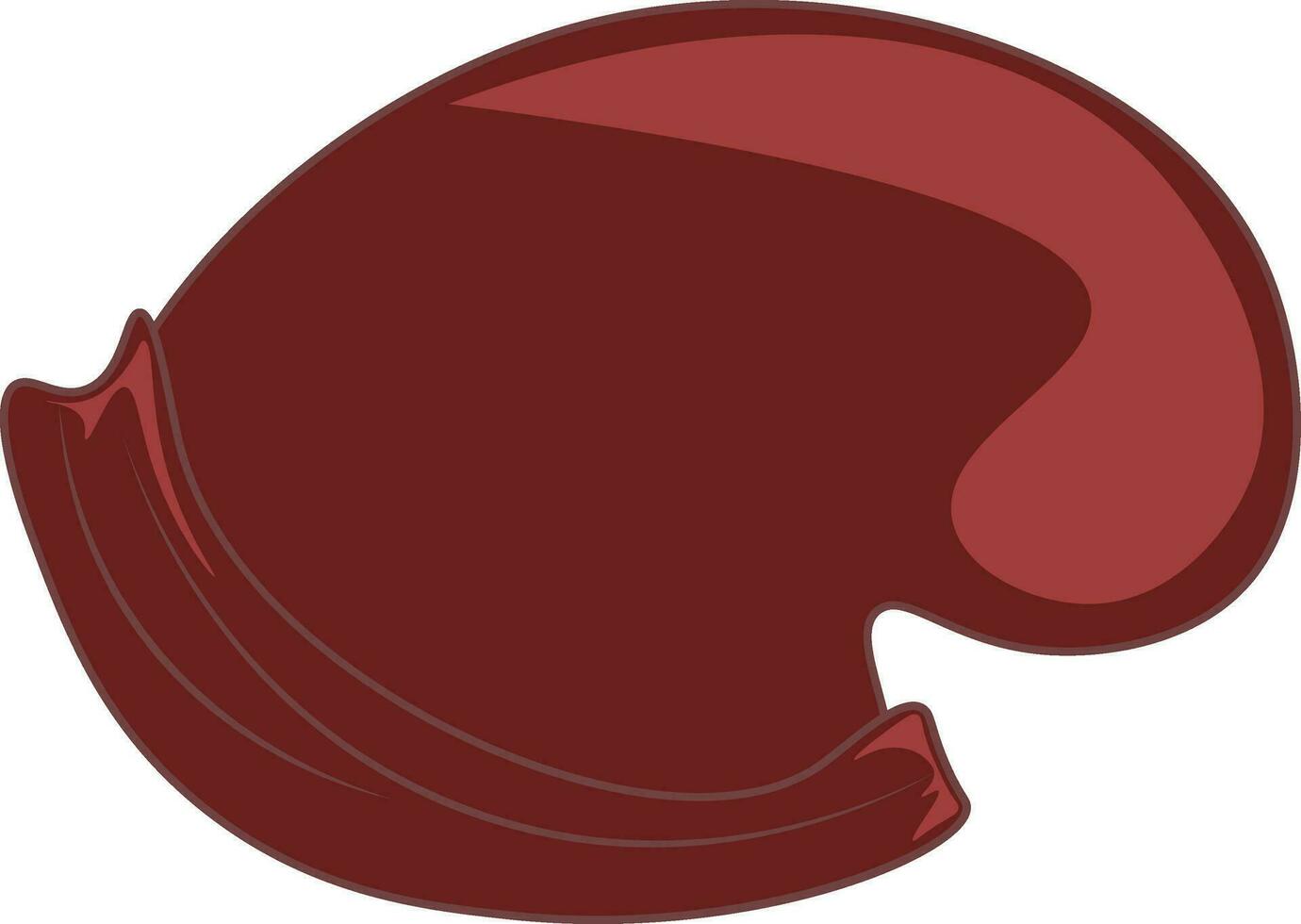 un' testa Rossa berretto o cappello generalmente logoro di elfo o altro cartone animato personaggi vettore colore disegno o illustrazione