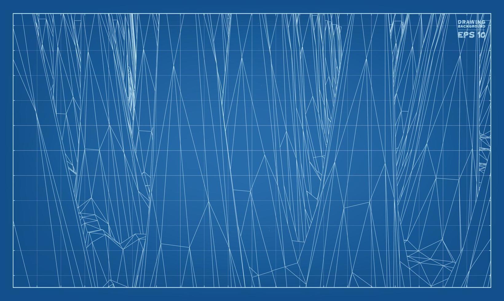 modello astratto 3d wireframe del modello di contorno circostante. illustrazione vettoriale 3d.