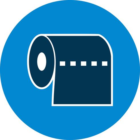 Icona di vettore di carta igienica