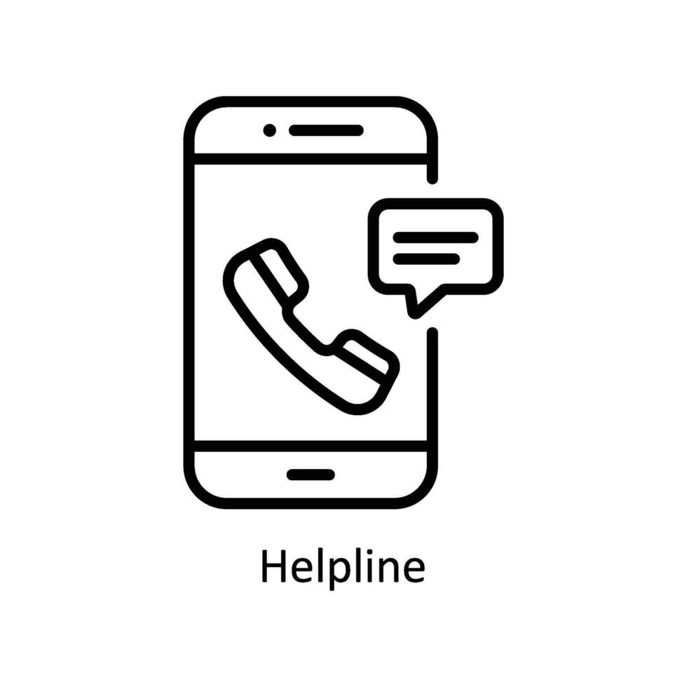 assistenza telefonica vettore schema icona design illustrazione. attività commerciale e gestione simbolo su bianca sfondo eps 10 file
