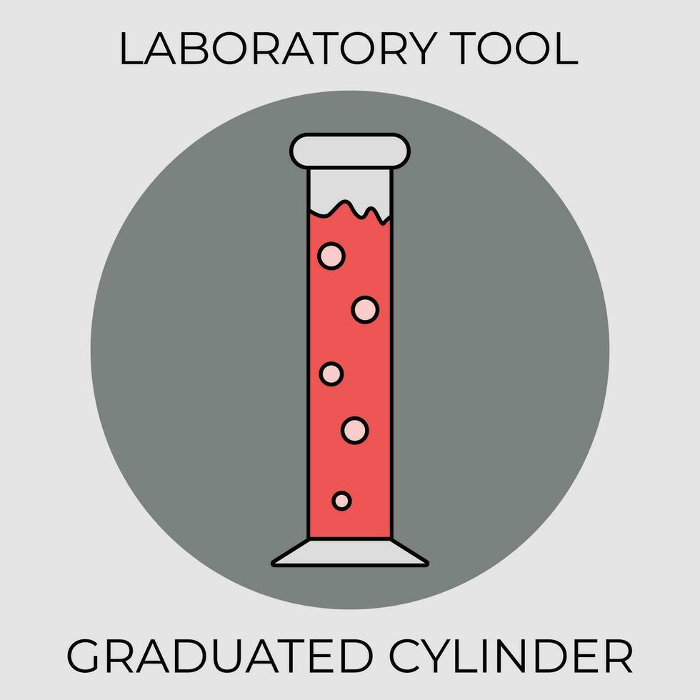 laboratorio utensili e attrezzatura laureato cilindro vettore