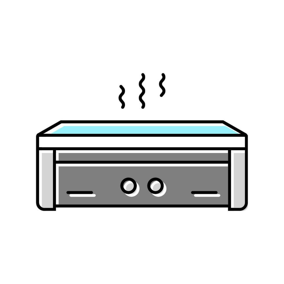 caldo vasca colore icona vettore illustrazione
