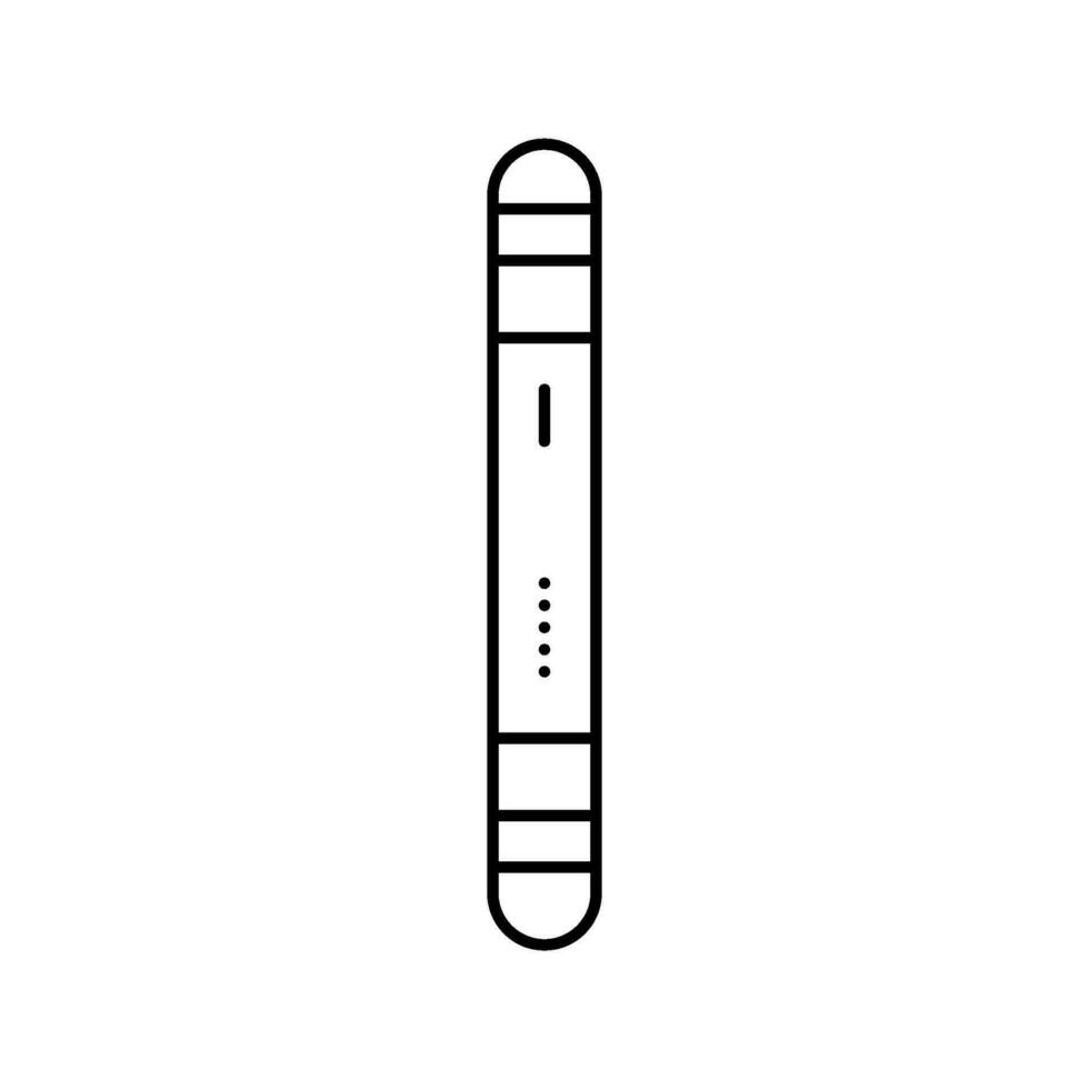 mezuzah stipite linea icona vettore illustrazione