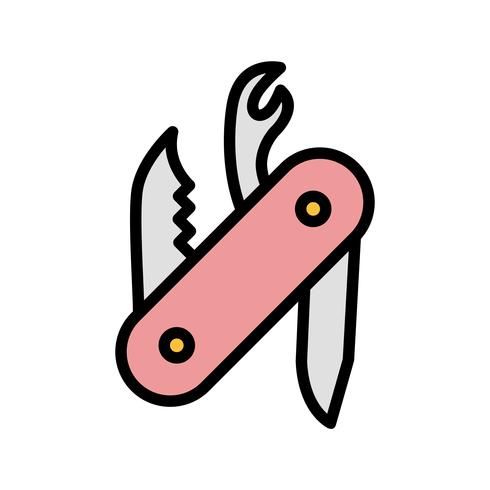 Icona di vettore di coltellino svizzero