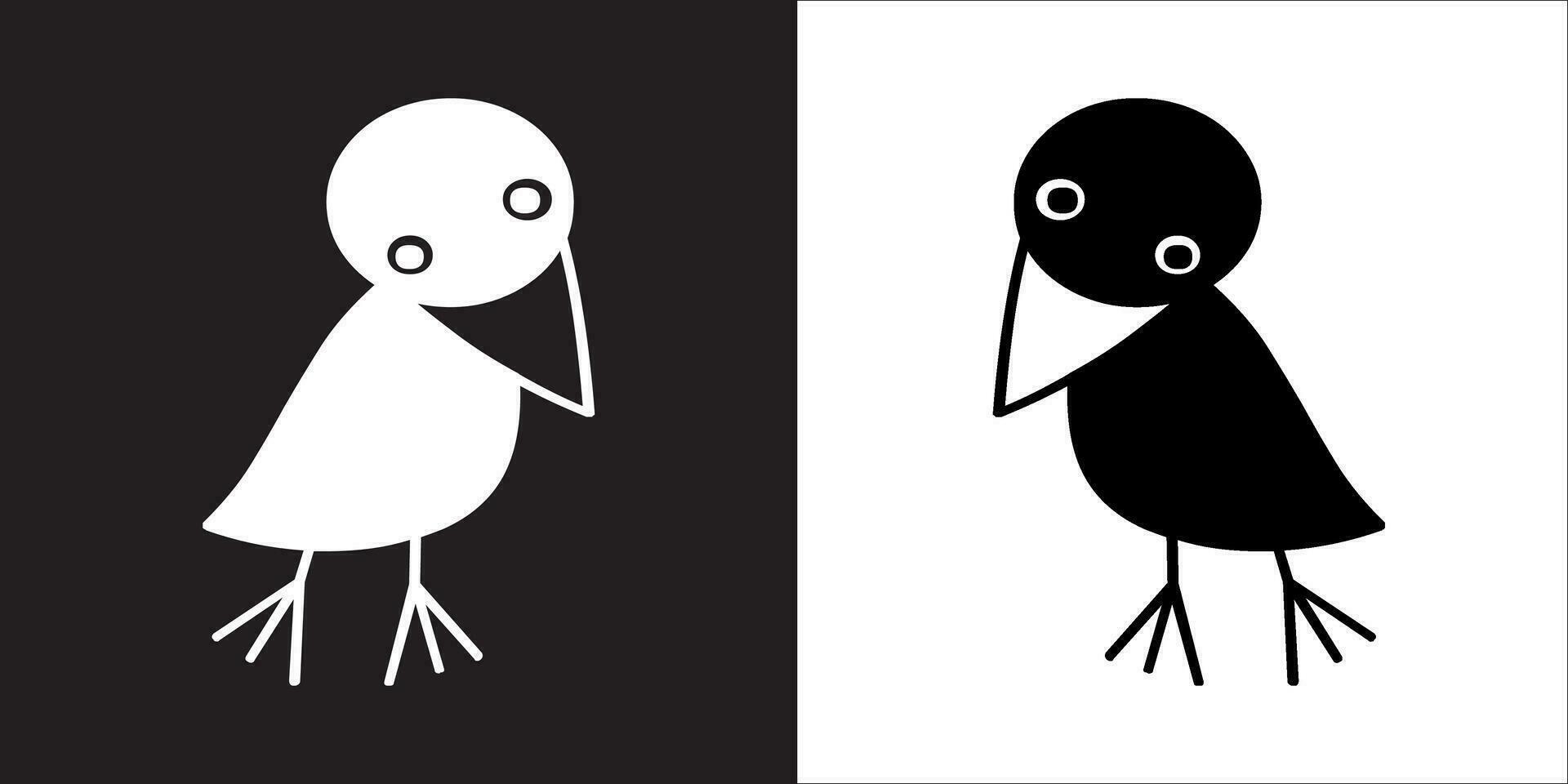 illustrazione vettore grafica di corvo icona