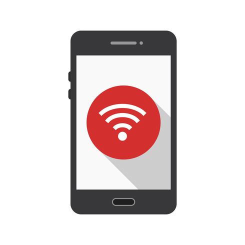 Icona di vettore dell&#39;applicazione mobile WiFi