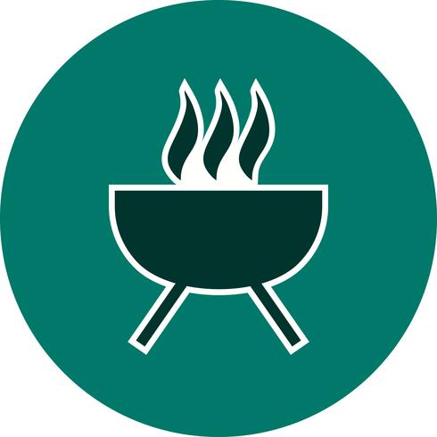 Icona di vettore di barbecue