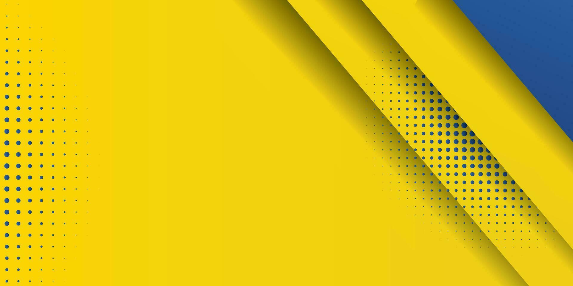 astratto sfondo moderno fricchettone futuristico grafico. giallo sfondo con strisce. vettore astratto sfondo struttura disegno, luminosa manifesto, bandiera giallo e blu sfondo vettore illustrazione.