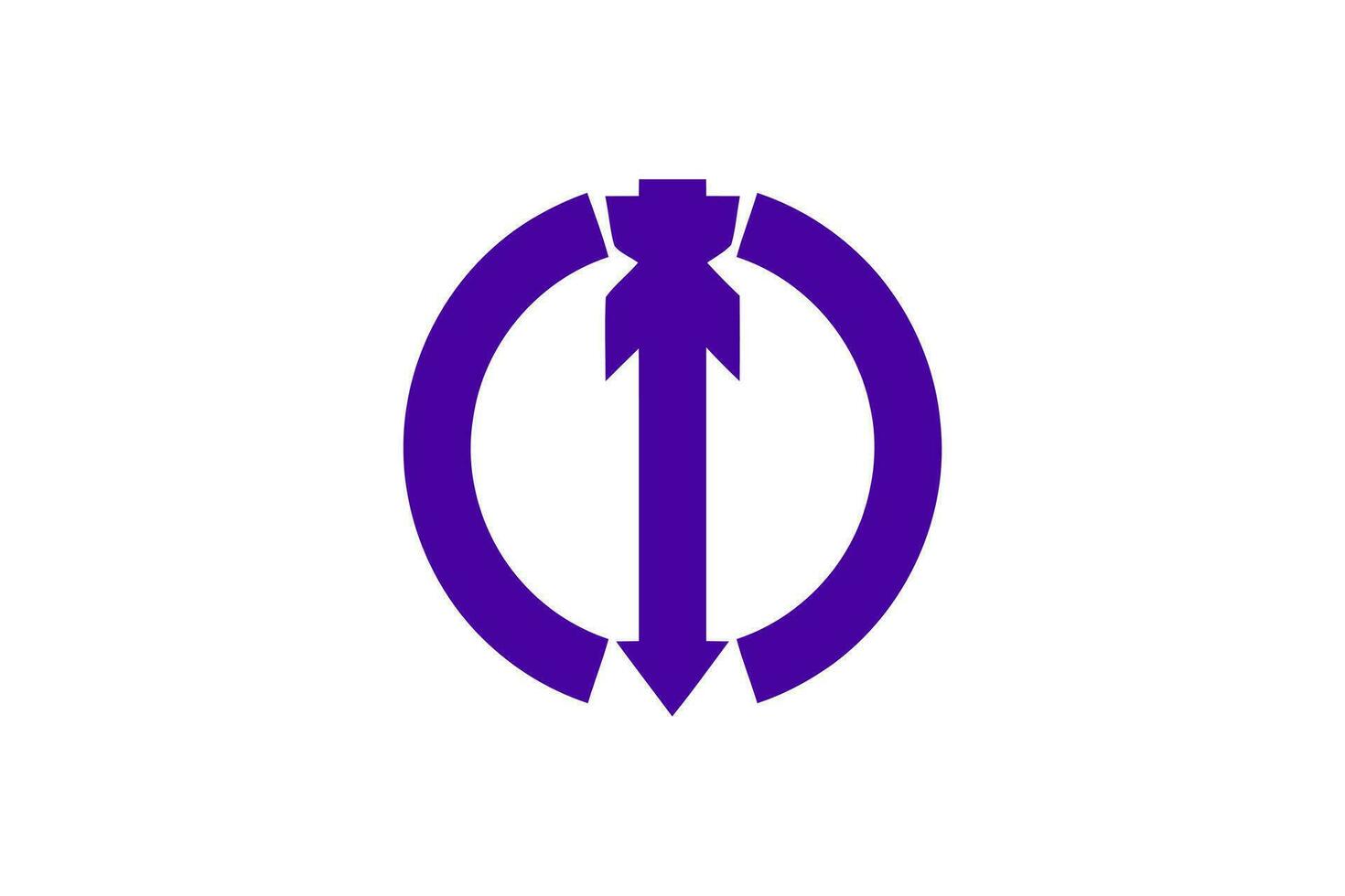 bandiera di neyagawa, osaka vettore