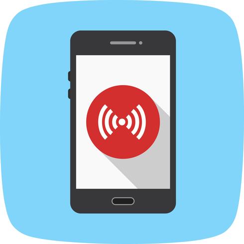 Icona di vettore di applicazione mobile hotspot