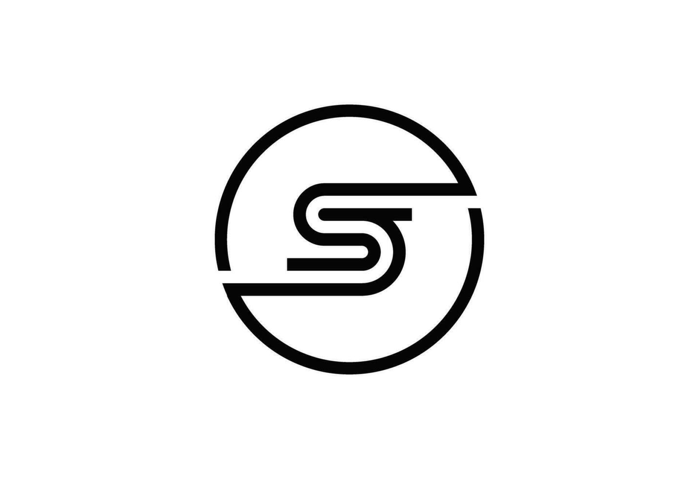 S logo vettore monogramma simbolo