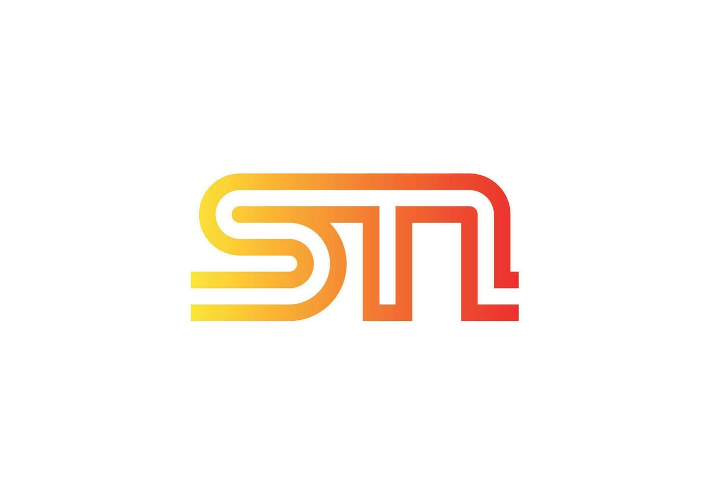 sm nuovo logo pendenza effetto vettore