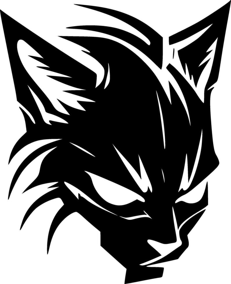 gattopardo - minimalista e piatto logo - vettore illustrazione