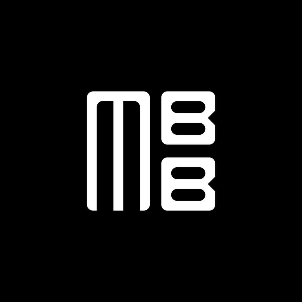 mbb lettera logo vettore disegno, mbb semplice e moderno logo. mbb lussuoso alfabeto design