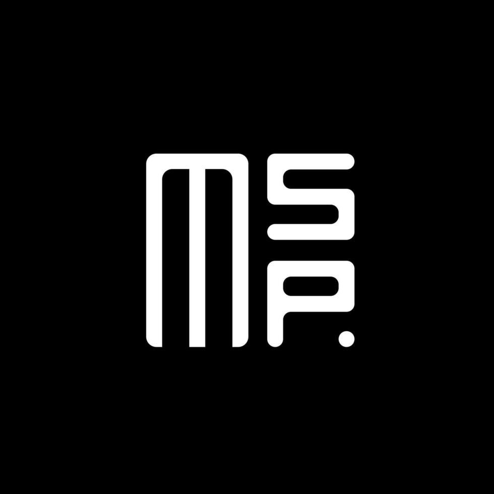 msp lettera logo vettore disegno, msp semplice e moderno logo. msp lussuoso alfabeto design