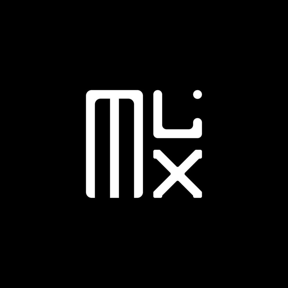 mlx lettera logo vettore disegno, mlx semplice e moderno logo. mlx lussuoso alfabeto design