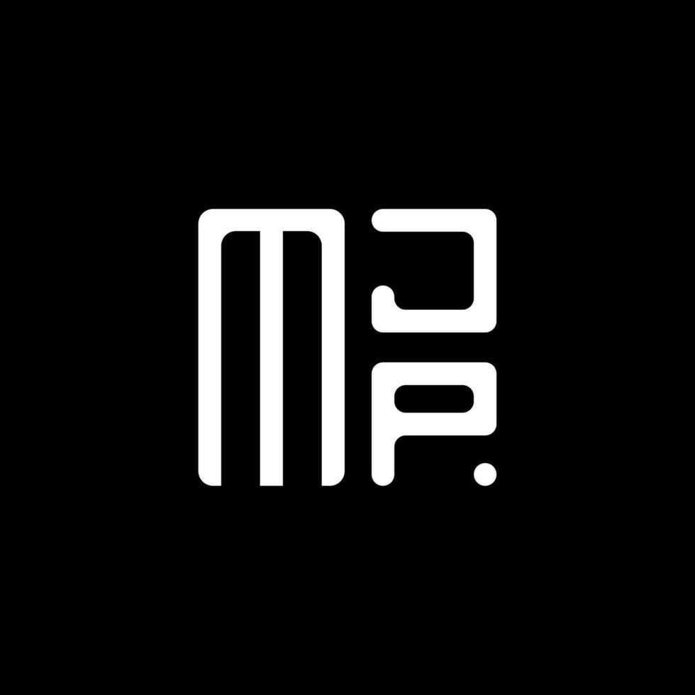 mjp lettera logo vettore disegno, mjp semplice e moderno logo. mjp lussuoso alfabeto design