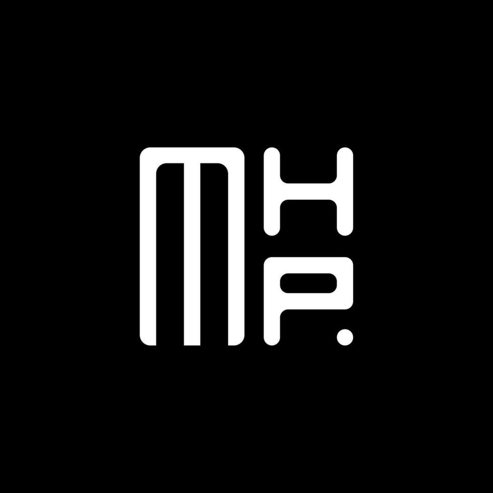 mhp lettera logo vettore disegno, mhp semplice e moderno logo. mhp lussuoso alfabeto design
