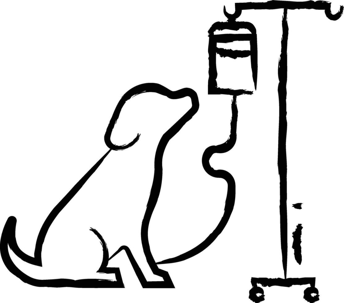 animale trattamento mano disegnato vettore illustrazione
