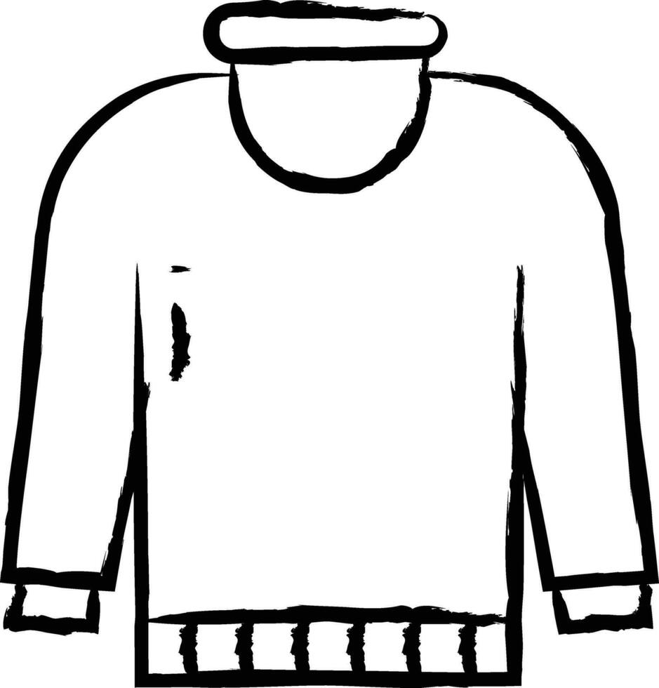 maglione mano disegnato vettore illustrazione