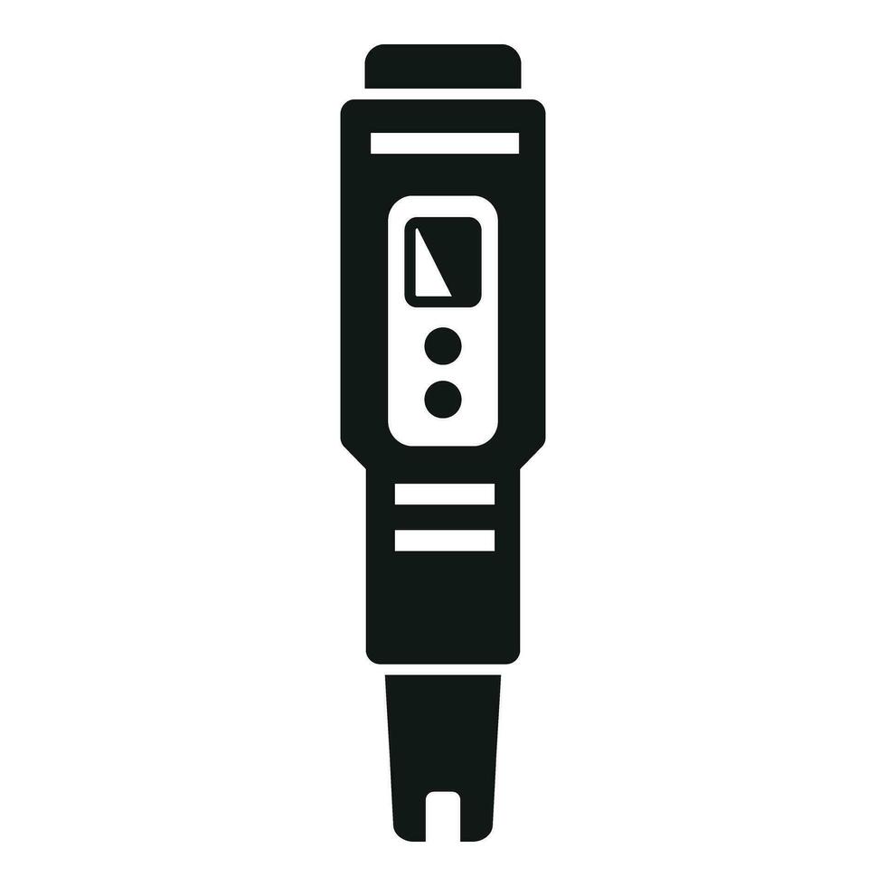 portatile ph metro icona semplice vettore. elettronico sonda vettore