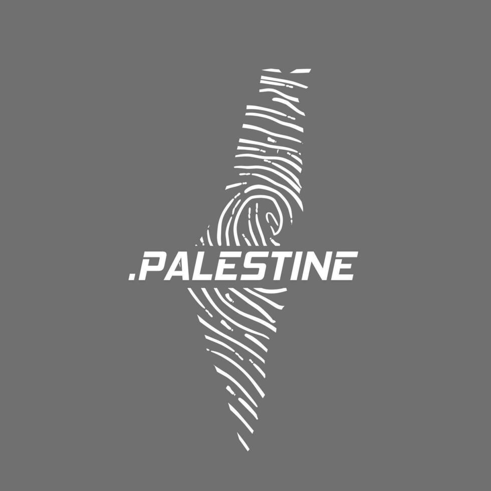 vettore di Palestina dito Stampa modello, supporto per Palestina, Perfetto per Stampa, eccetera