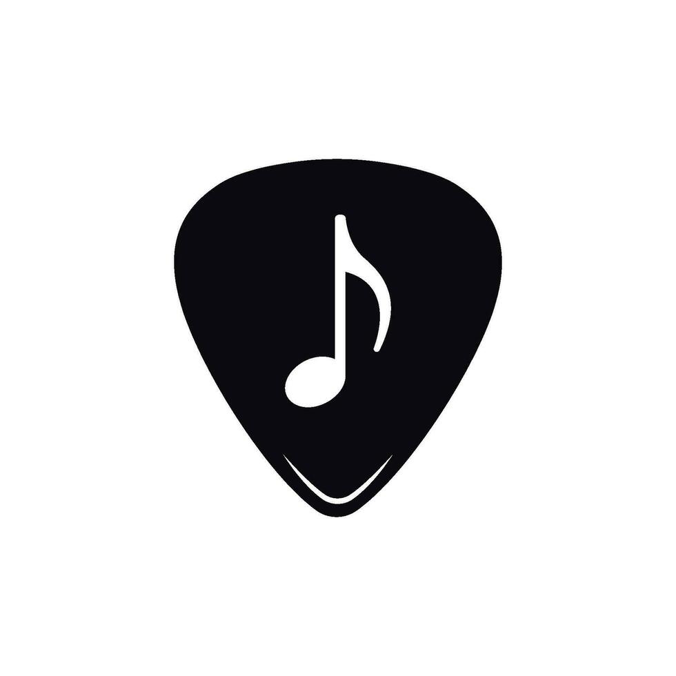 icona del plettro per chitarra vettore