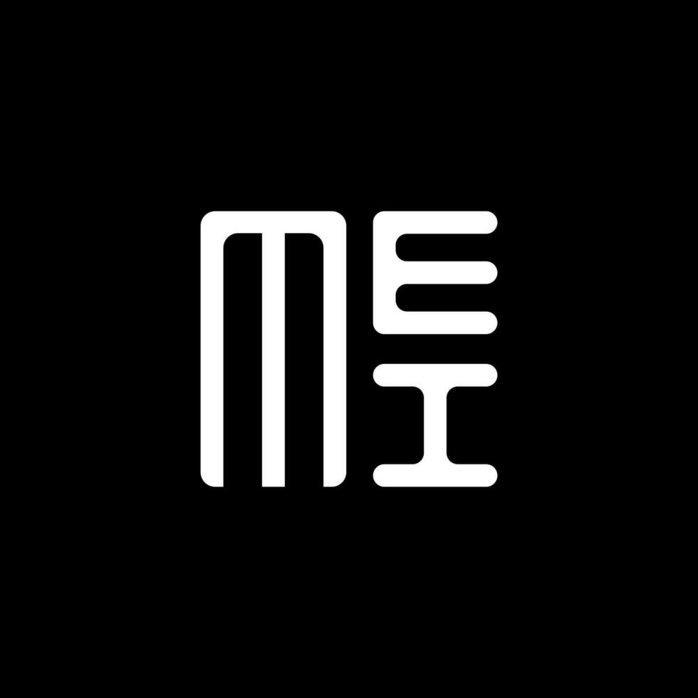 mei lettera logo vettore disegno, mei semplice e moderno logo. mei lussuoso alfabeto design